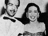 Waldir e sua segunda esposa: a cantora Diamantina Gomes