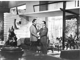 Cena do filme Hoje, O Galo Sou Eu (1959), com Waldir Calmon e Ronaldo Lupo (dirigido por Aluísio T. de Carvalho)