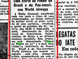 Nota sobre a estreia do programa "Ritmos da Panair" no jornal "A Noite", em 21 de julho de 1948.