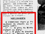 Nota sobre Os melhores da Semana, no jornal Diário da Noite (17-10-1956), falando de Waldir Calmon e a Arpège.