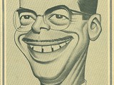 Caricatura de Mendez, publicada na revista "Radiolândia" (08-08-1959)