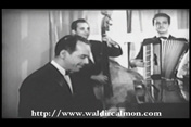 Waldir Calmon e seu conjunto no filme nacional "Hoje, o Galo Sou Eu"